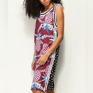 Adidas x FARM Rio Pineapple and Polka Dot Dress